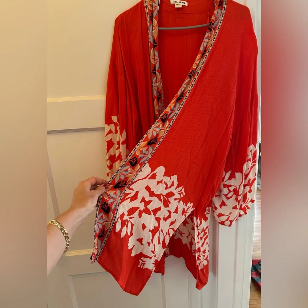 Billabong Beach Cover Up /  Kimono - Small - Picture 2 of 5